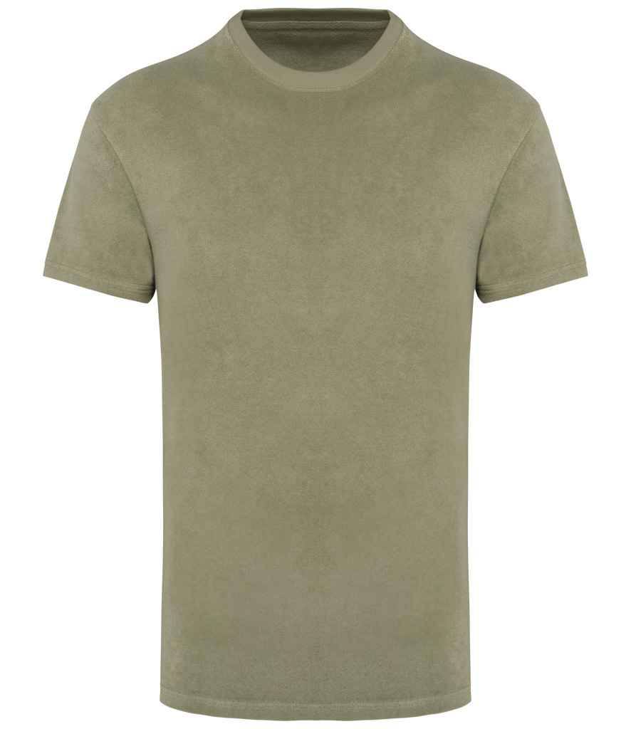 Organic Towel-feel T-shirt: Mens XS Almond Green XS / Almond Green XS / Ivory XS / Mineral Grey XS / Navy S / Almond Green S / Ivory S / Mineral Grey S / Navy M / Almond Green M / Ivory M / Mineral Grey M / Navy L / Almond Green L / Ivory L / Mineral Grey L / Navy XL / Almond Green XL / Ivory XL / Mineral Grey XL / Navy XXL / Almond Green XXL / Ivory XXL / Mineral Grey XXL / Navy 3XL / Almond Green 3XL / Ivory 3XL / Mineral Grey 3XL / Navy