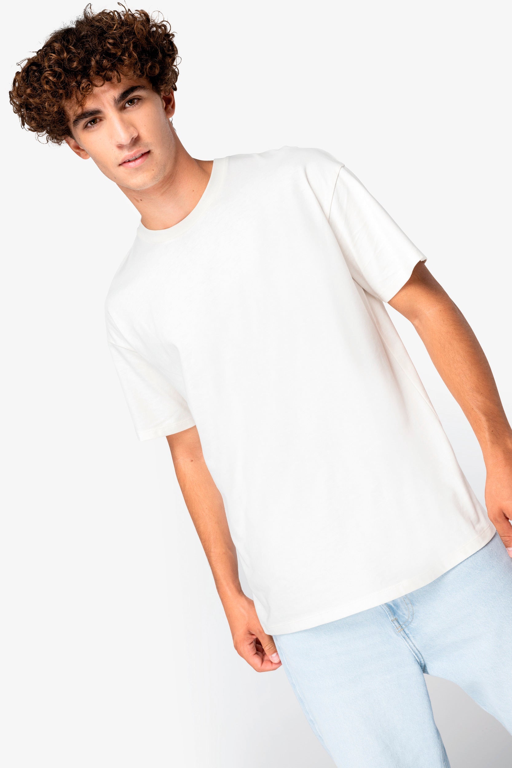 Organic Dropped Shoulder T-shirt: Unisex - Clearance