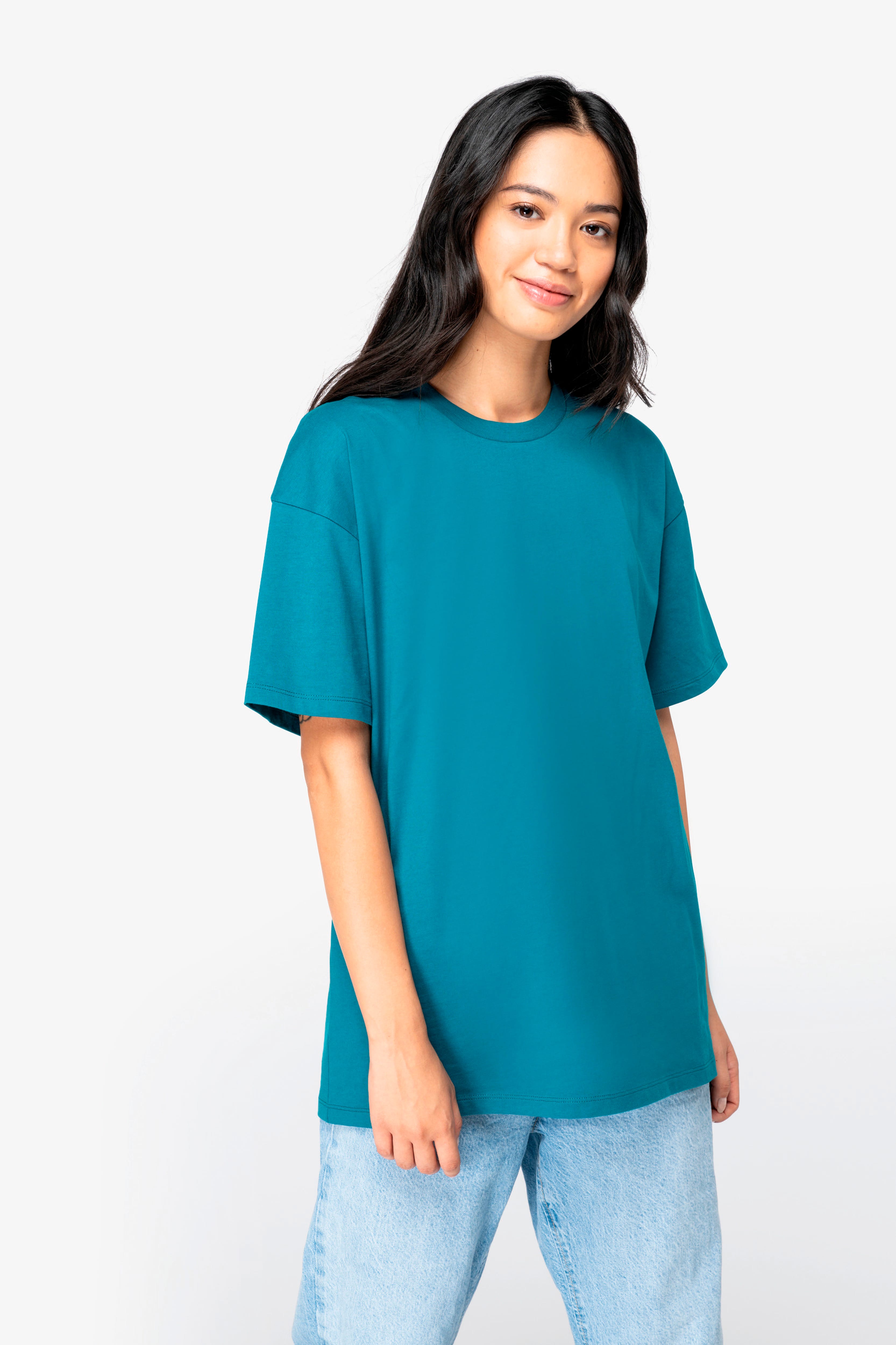 Organic Dropped Shoulder T-shirt: Unisex - Clearance