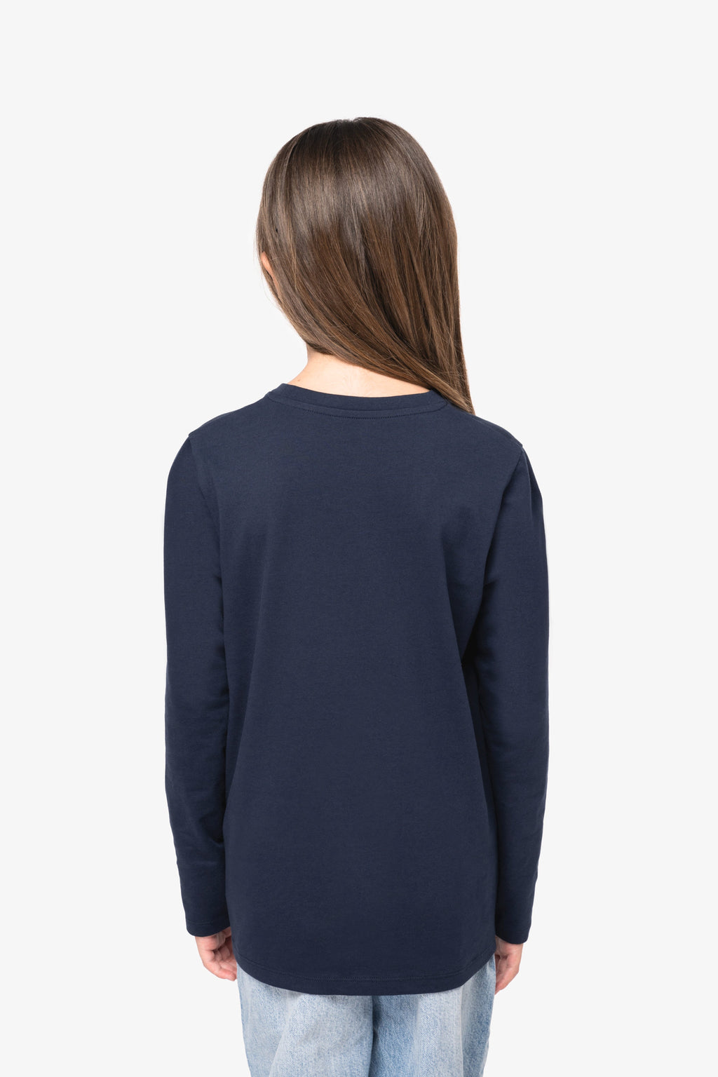 Organic Cotton Kids Long Sleeve T-shirt 4-6 Black 4-6 / Black 4-6 / Jade Green 4-6 / Navy 4-6 / Petal Rose 4-6 / White 6-8 / Black 6-8 / Jade Green 6-8 / Navy 6-8 / Petal Rose 6-8 / White 8-10 / Black 8-10 / Jade Green 8-10 / Navy 8-10 / Petal Rose 8-10 / White 10-12 / Black 10-12 / Jade Green 10-12 / Navy 10-12 / Petal Rose 10-12 / White 12-14 / Black 12-14 / Jade Green 12-14 / Navy 12-14 / Petal Rose 12-14 / White