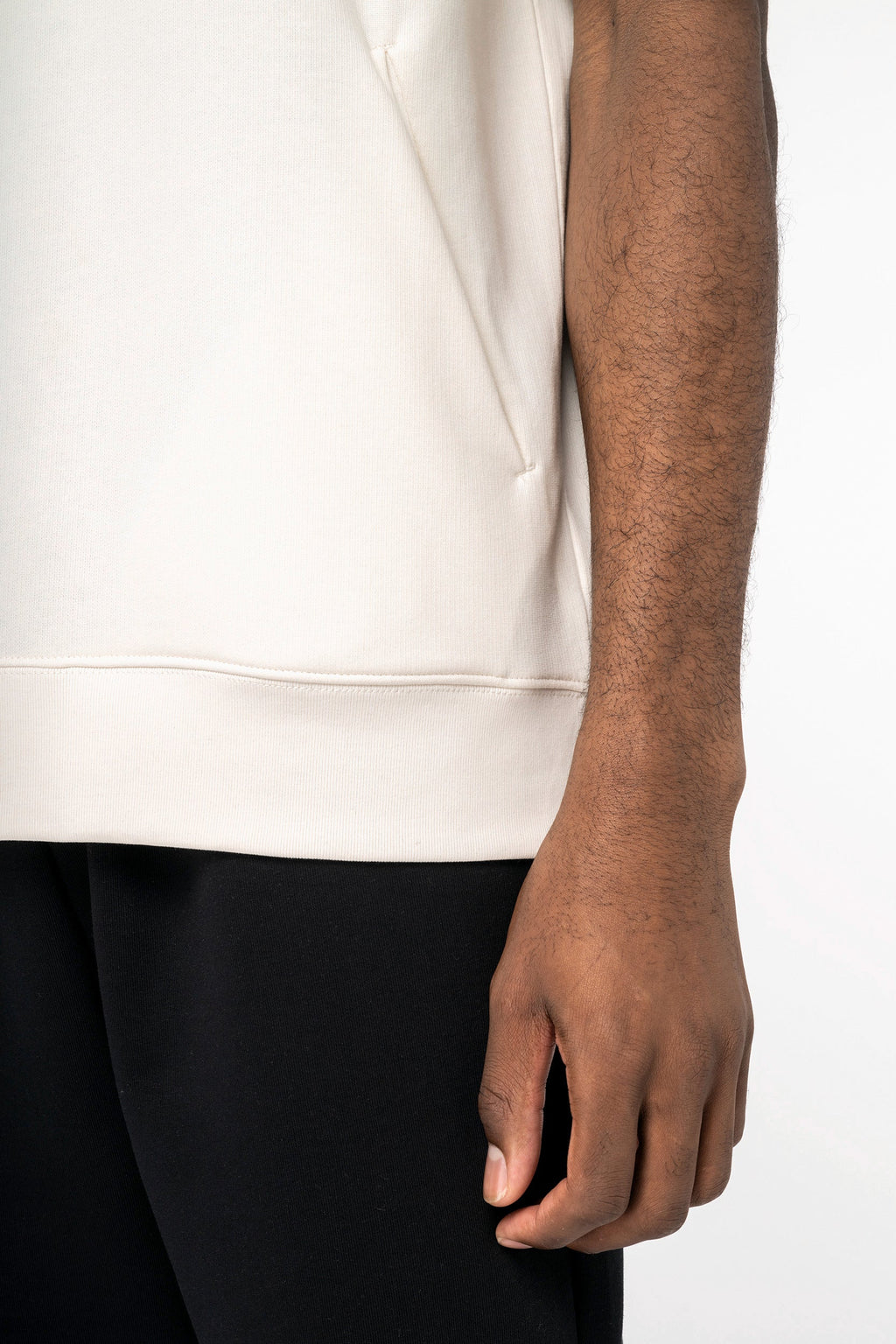 Organic Short Sleeve T-shirt Hoodie XS Black XS / Black XS / Ivory S / Black S / Ivory M / Black M / Ivory L / Black L / Ivory XL / Black XL / Ivory XXL / Black XXL / Ivory 3XL / Black 3XL / Ivory