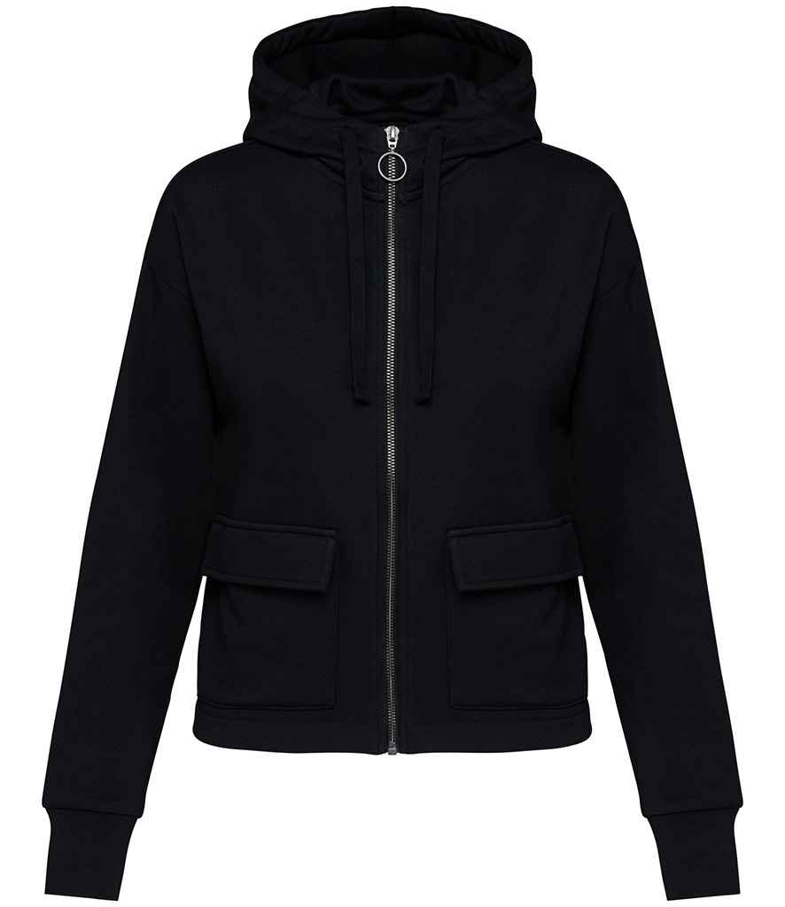 Organic Full Zip Hooded Sweatshirt: Womens - - High-Quality </p>