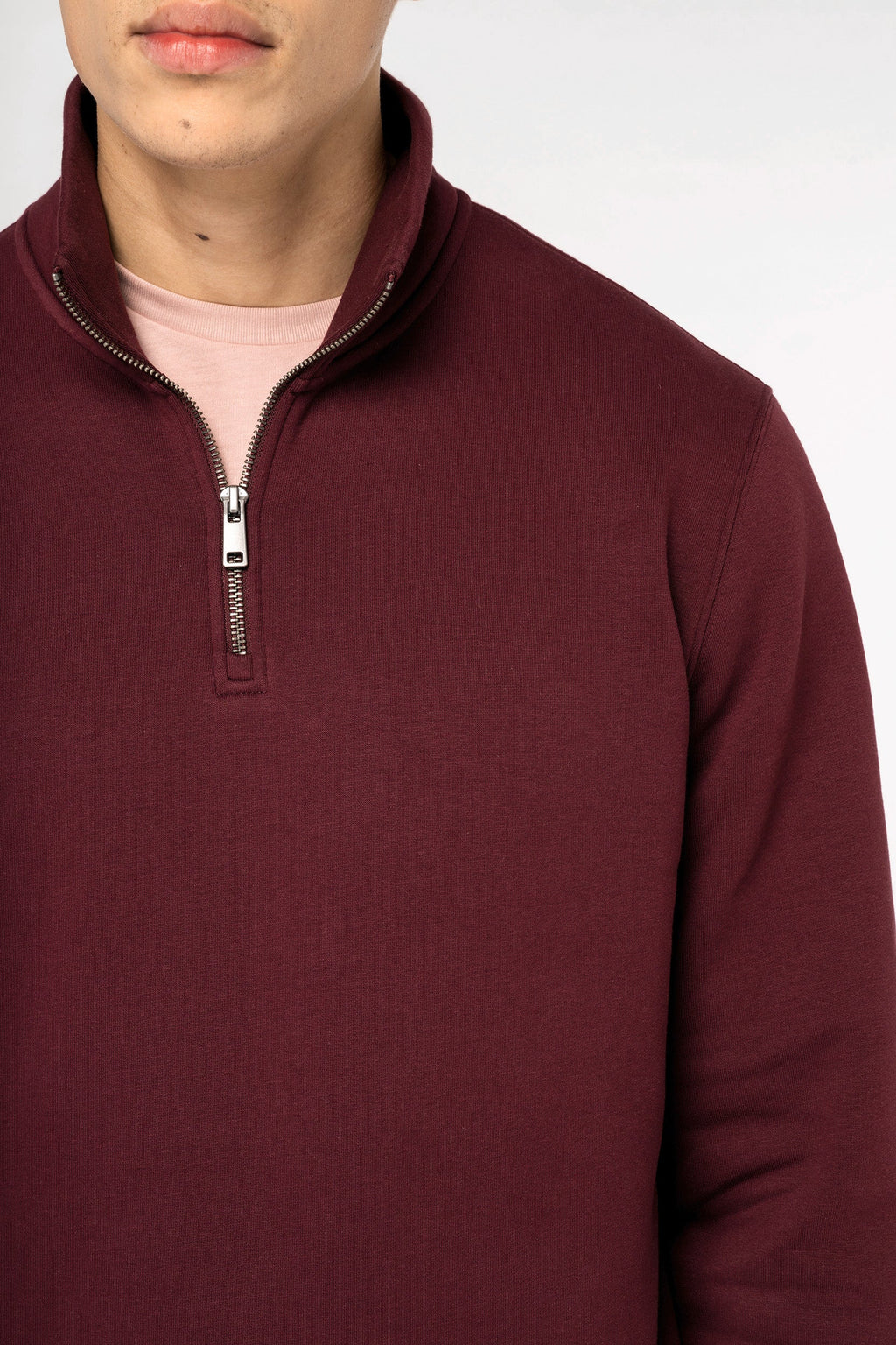 Organic Quarter Zip Sweatshirt: Mens - - High-Quality </p>