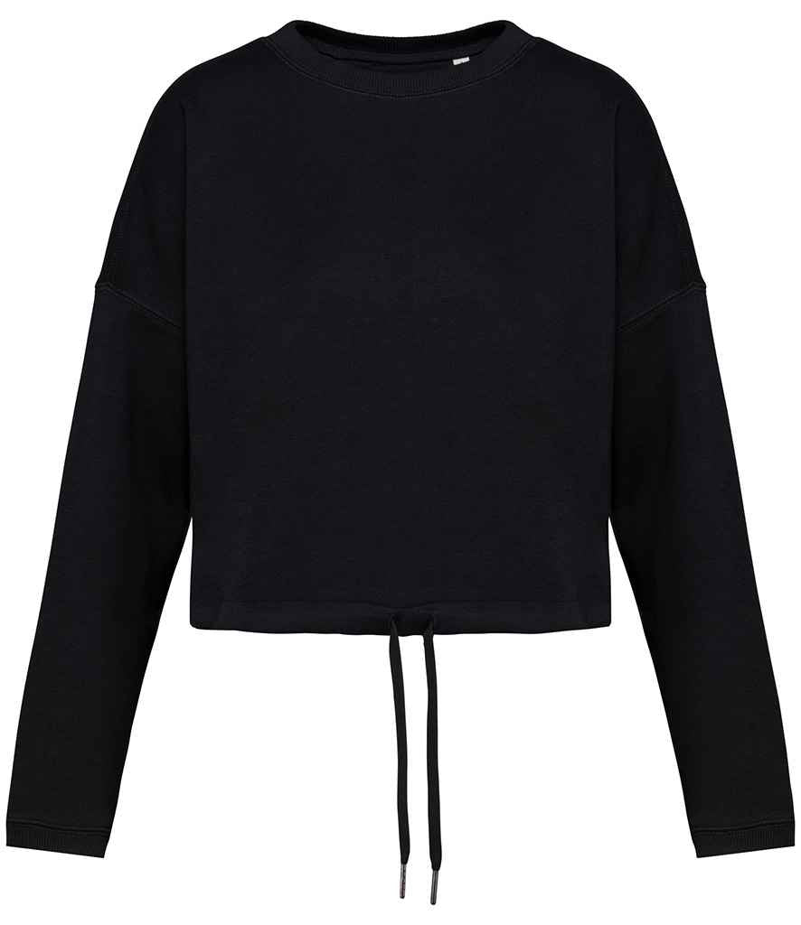 Organic Oversized Cropped Sweatshirt: Womens - - High-Quality </p>