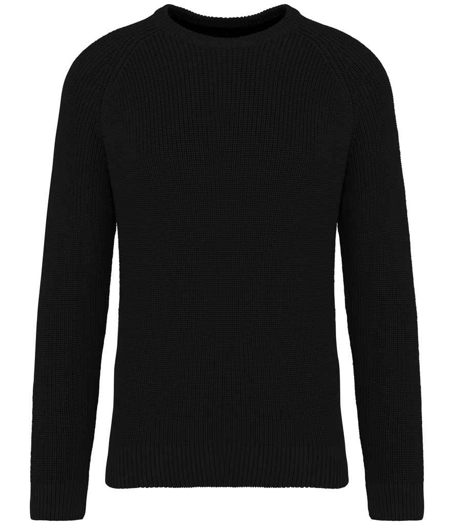 Organic & Recycled Polyester Chunky Knit Sweatshirt S Black S / Black S / Navy S / Toffee S / Organic Khaki M / Black M / Navy M / Toffee M / Organic Khaki L / Black L / Navy L / Toffee L / Organic Khaki XL / Black XL / Navy XL / Toffee XL / Organic Khaki 2XL / Black 2XL / Navy 2XL / Toffee 2XL / Organic Khaki 3XL / Black 3XL / Navy 3XL / Toffee 3XL / Organic Khaki