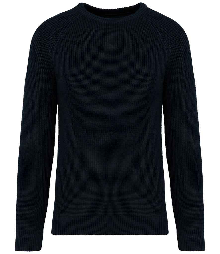 Organic & Recycled Polyester Chunky Knit Sweatshirt S Black S / Black S / Navy S / Toffee S / Organic Khaki M / Black M / Navy M / Toffee M / Organic Khaki L / Black L / Navy L / Toffee L / Organic Khaki XL / Black XL / Navy XL / Toffee XL / Organic Khaki 2XL / Black 2XL / Navy 2XL / Toffee 2XL / Organic Khaki 3XL / Black 3XL / Navy 3XL / Toffee 3XL / Organic Khaki