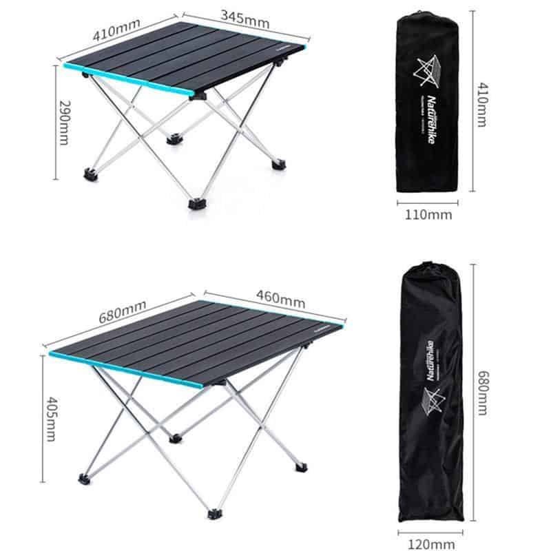 Naturehike Lightweight Aluminum Folding Camping Table (Large) Default Title Default Title