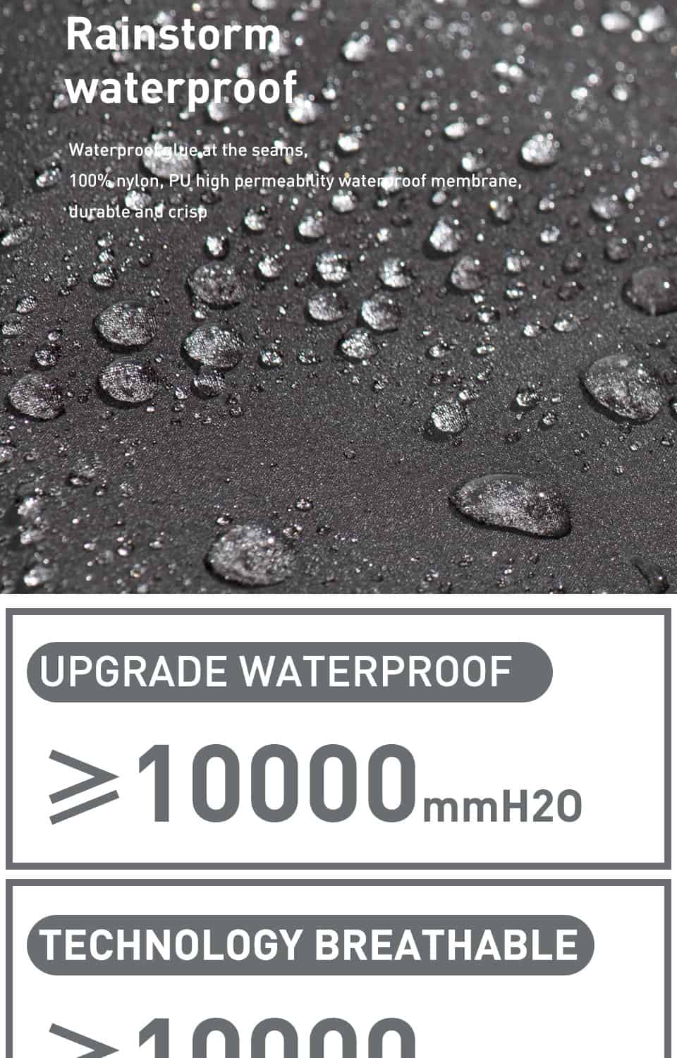 Naturehike Short hooded Lightweight Raincoat Medium Medium Large XL