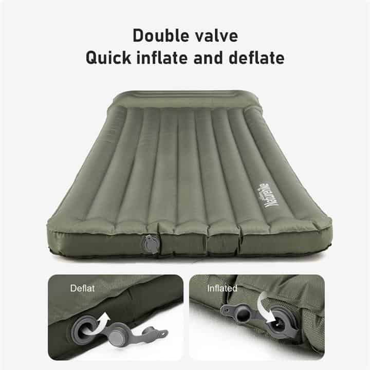 Naturehike Thick TPU Inflatable Sleeping Mat With Pillow (Wide) Default Title Default Title