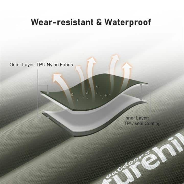 Naturehike Thick TPU Inflatable Sleeping Mat With Pillow (Wide) Default Title Default Title