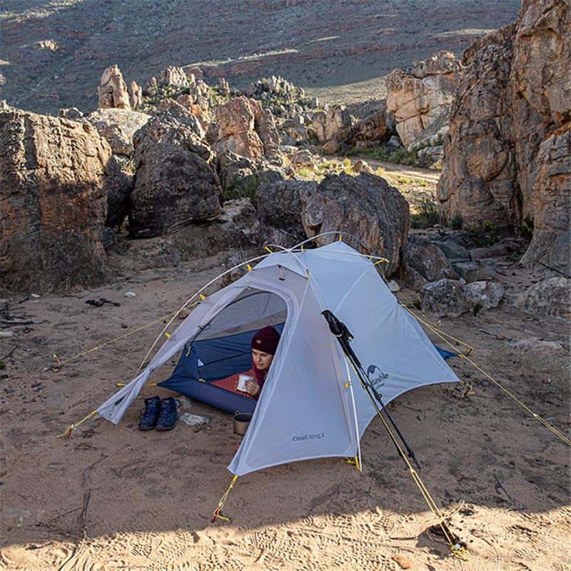 Naturehike Ultralight 15D CloudUp Wing Camping Tent 2 Person (With Mat) Default Title Default Title