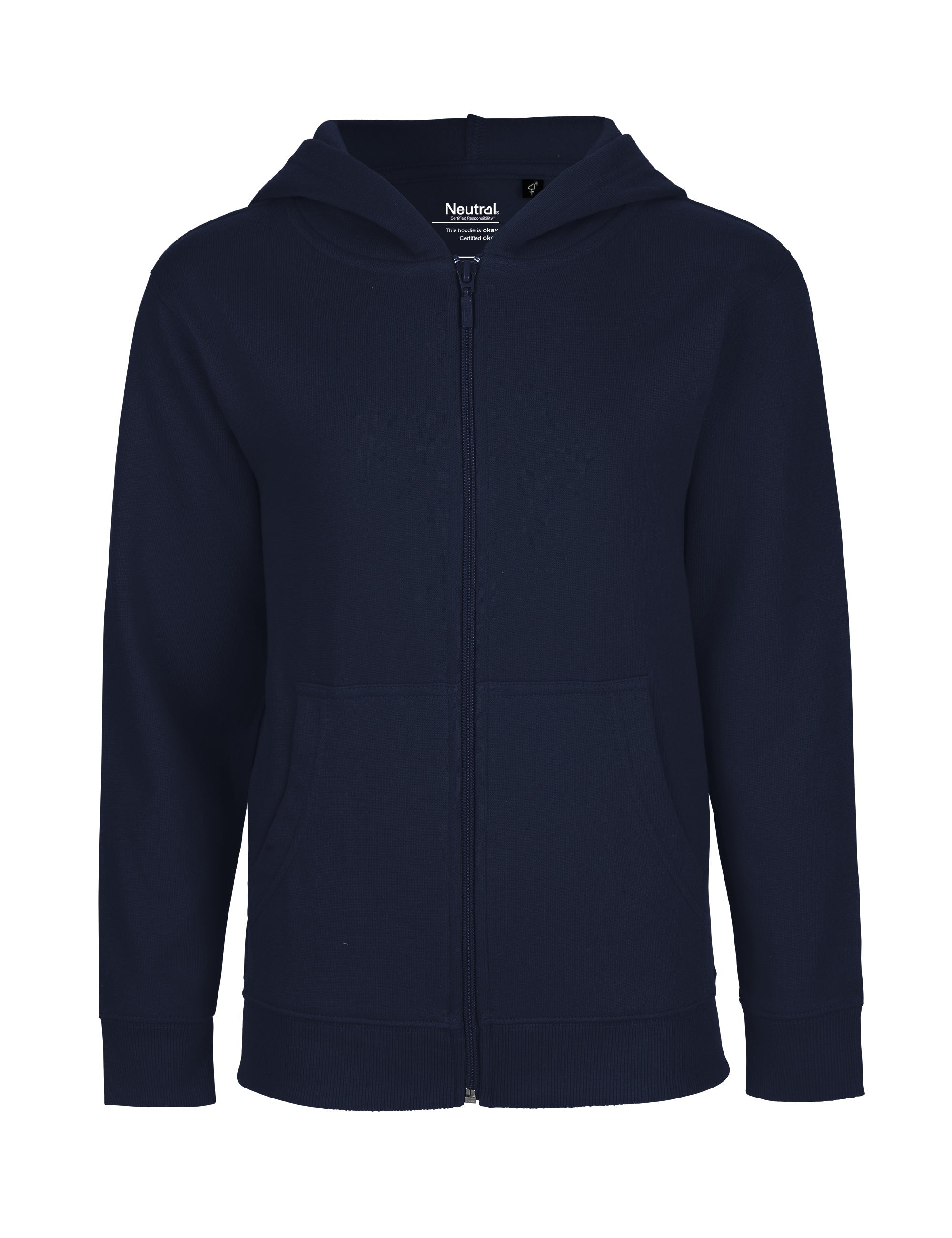 Fairtrade Organic Kids Zipped Hoodie - - High-Quality </p>