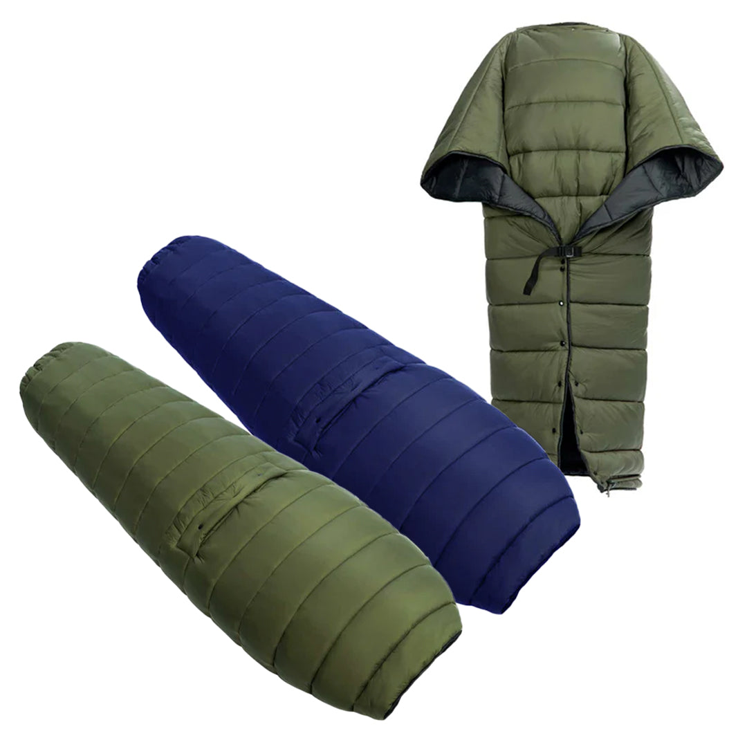 Onewind Hammock Topquilt Poncho (2 °C - 10 °C) - Large Green Green Blue