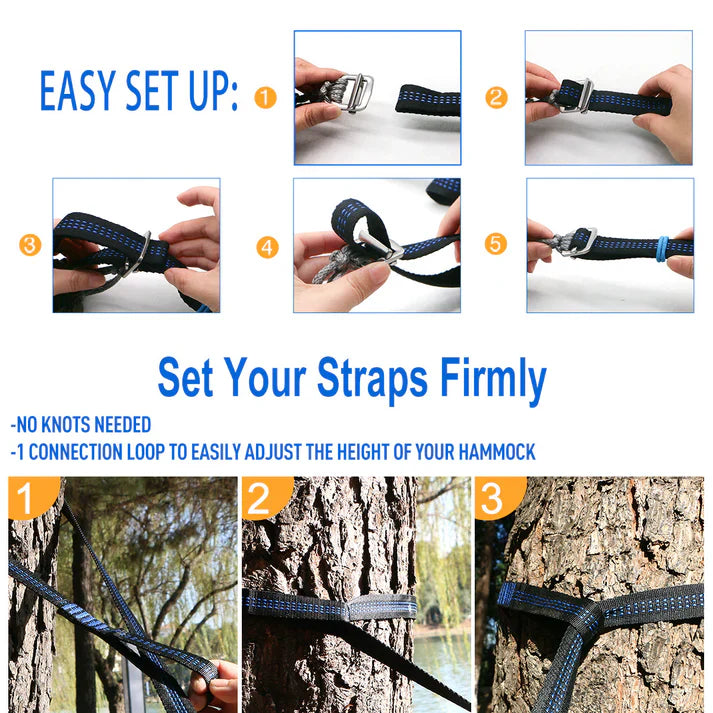 Onewind Hammock Tree Straps - Blue Default Title Default Title