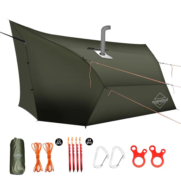 Onewind Penumbra Hot Tent Tarp - Forest Green Default Title Default Title
