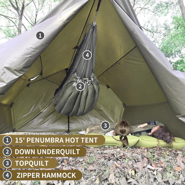 Onewind Penumbra Hot Tent Tarp - Forest Green Default Title Default Title