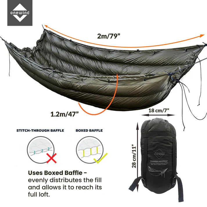 Onewind Solstice Hammock Down Underquilt -6°C - 5°C Default Title Default Title