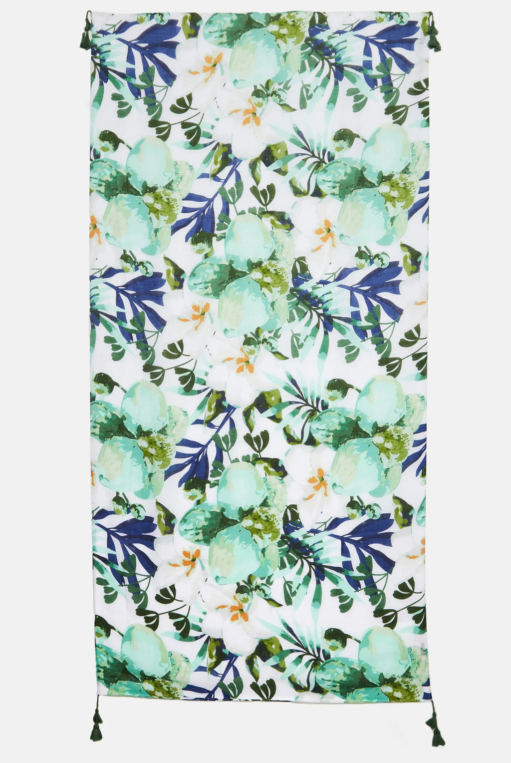 Louche Peony Printed Scarf scarves One Size Multicolour One Size / Multicolour