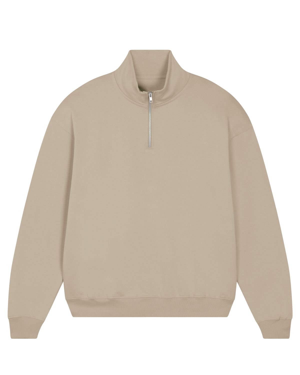 Organic Boxy Quarter Zip Sweatshirt: Unisex - - High-Quality </p>