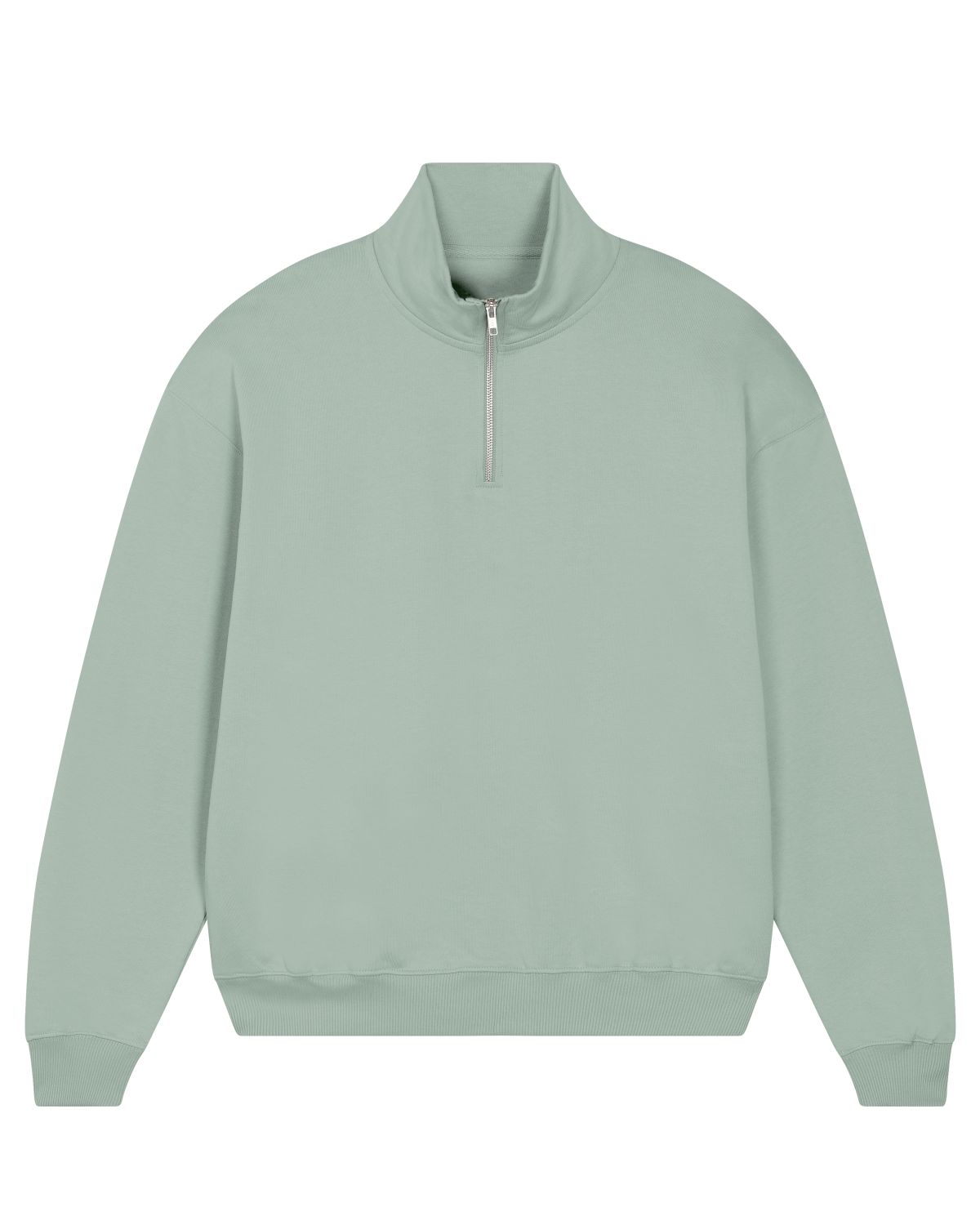 Organic Boxy Quarter Zip Sweatshirt: Unisex - - High-Quality </p>