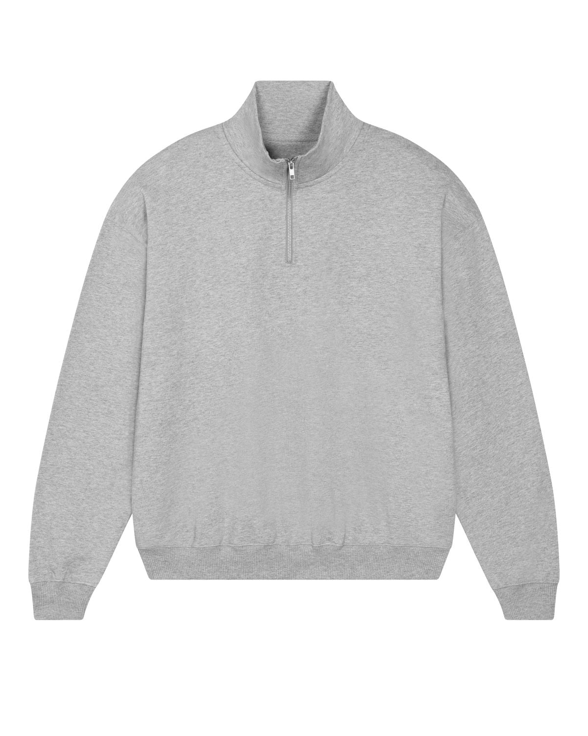 Organic Boxy Quarter Zip Sweatshirt: Unisex - - High-Quality </p>