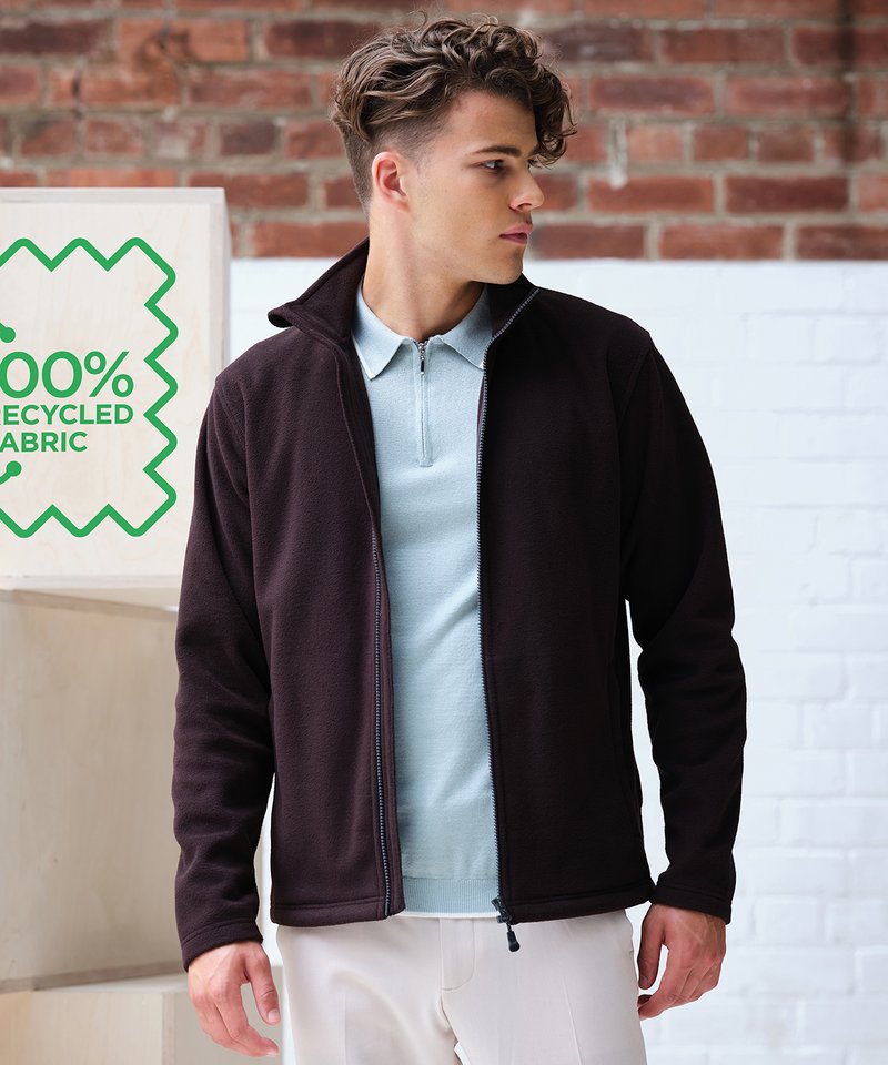 Honestly Made Recycled Full Zip Microfleece Clearance 2XL Black 2XL / Black 3XL / Black L / Black M / Black S / Black XL / Black 2XL / Navy 3XL / Navy L / Navy M / Navy S / Navy XL / Navy