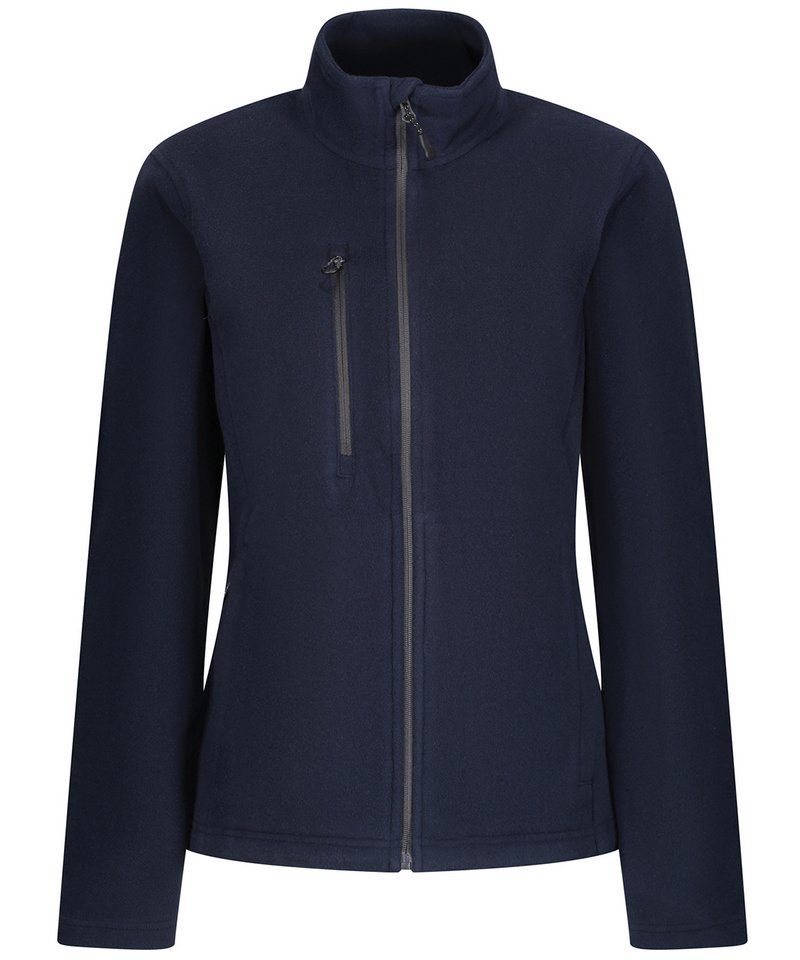 Womens Honestly Made Recycled Full Zip Fleece Wom 10 Black Wom 10 / Black Wom 12 / Black Wom 14 / Black Wom 16 / Black Wom 18 / Black Wom 20 / Black Wom 10 / Navy Wom 12 / Navy Wom 14 / Navy Wom 16 / Navy Wom 18 / Navy Wom 20 / Navy