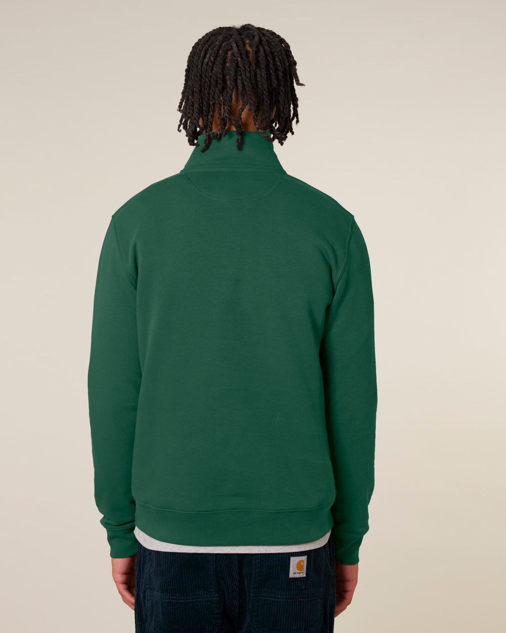 Organic Zip Neck Sweatshirt: Unisex - Clearance - High-Quality Clearance</p>