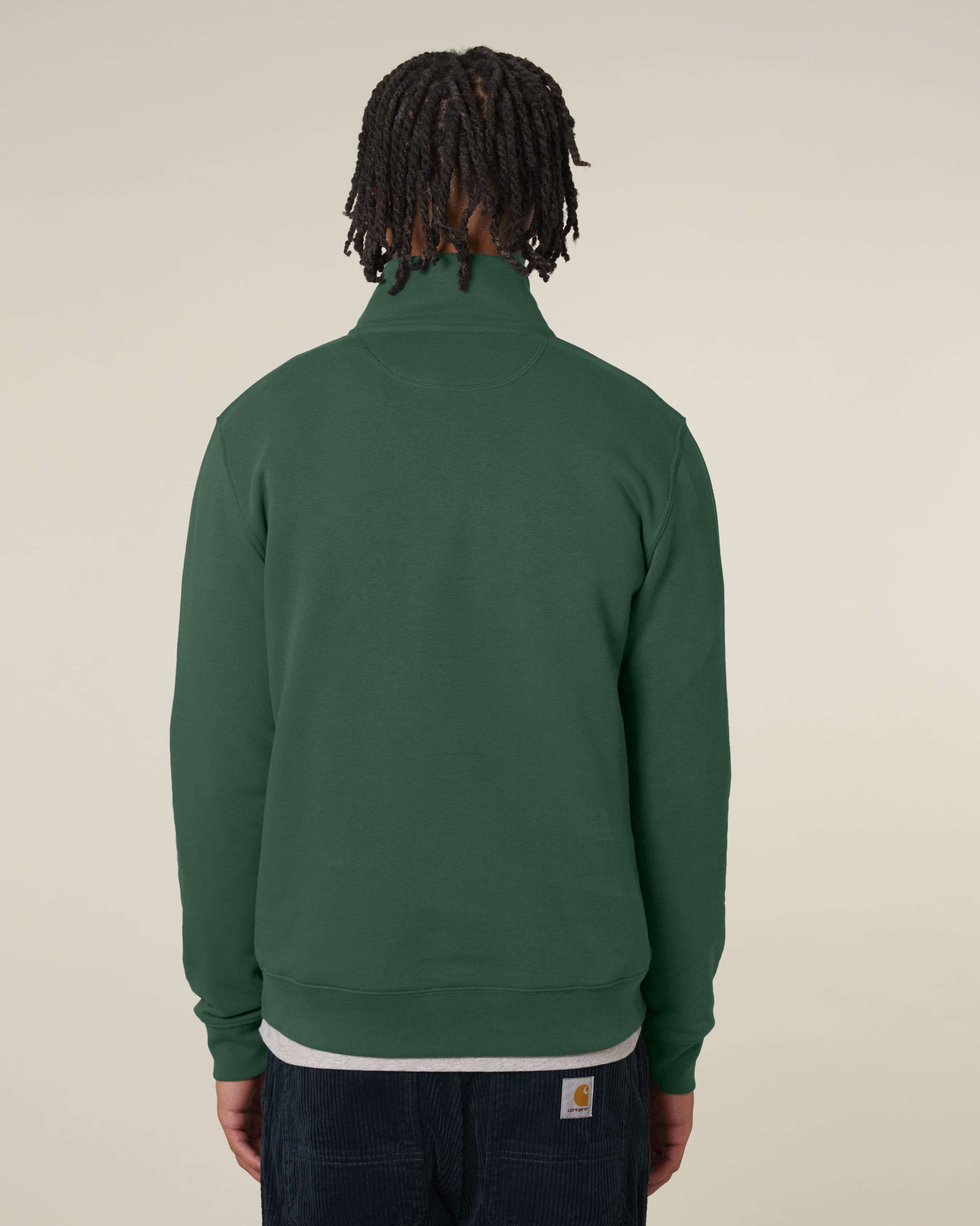 Organic Zip Neck Sweatshirt: Unisex - Clearance - High-Quality Clearance</p>