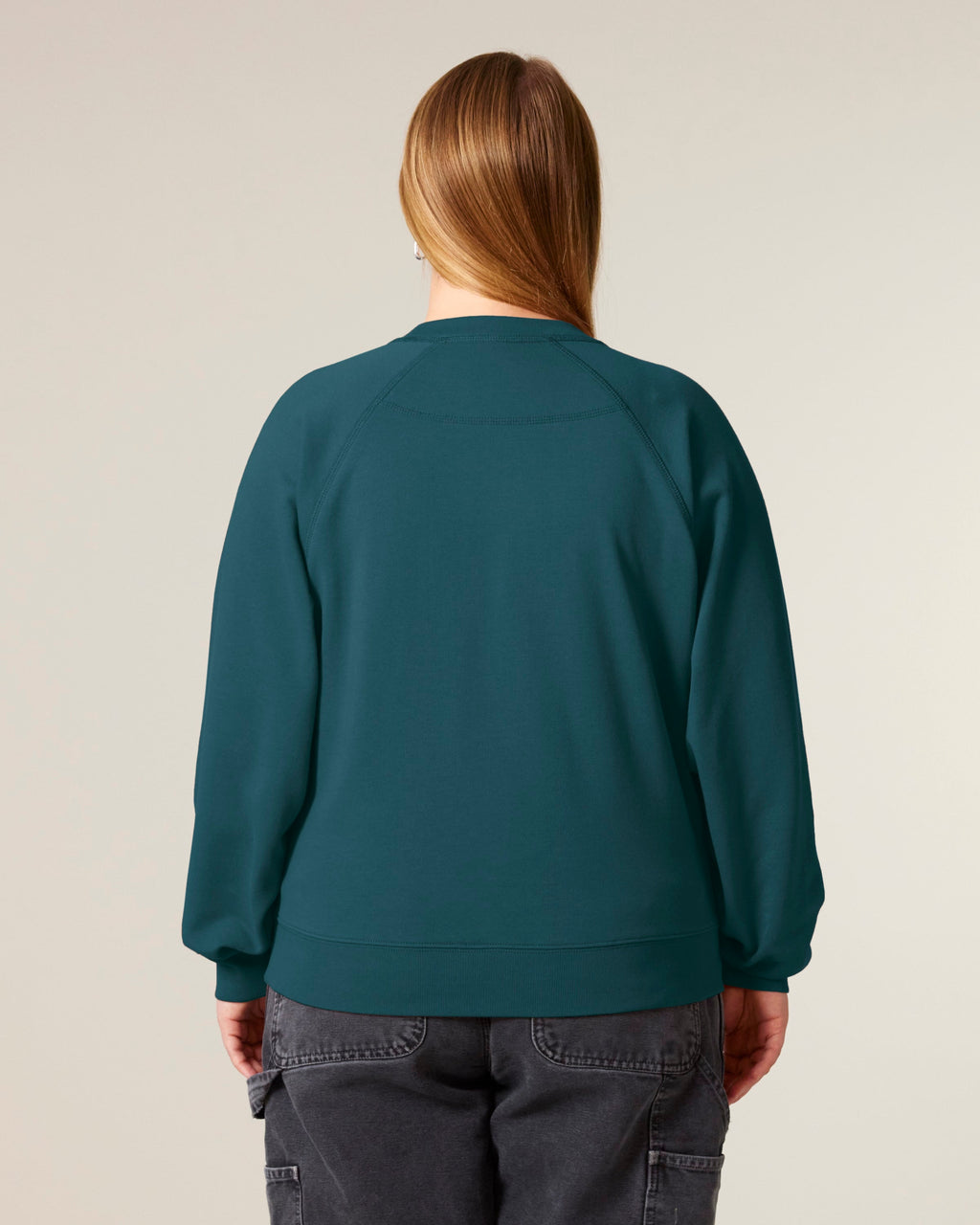 Organic Cotton Raglan Sweatshirt: Womens - Clearance