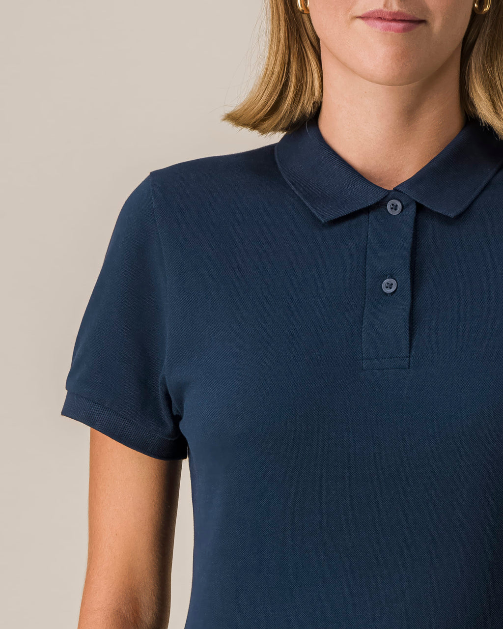 Organic Lightweight Polo Shirt: Womens -