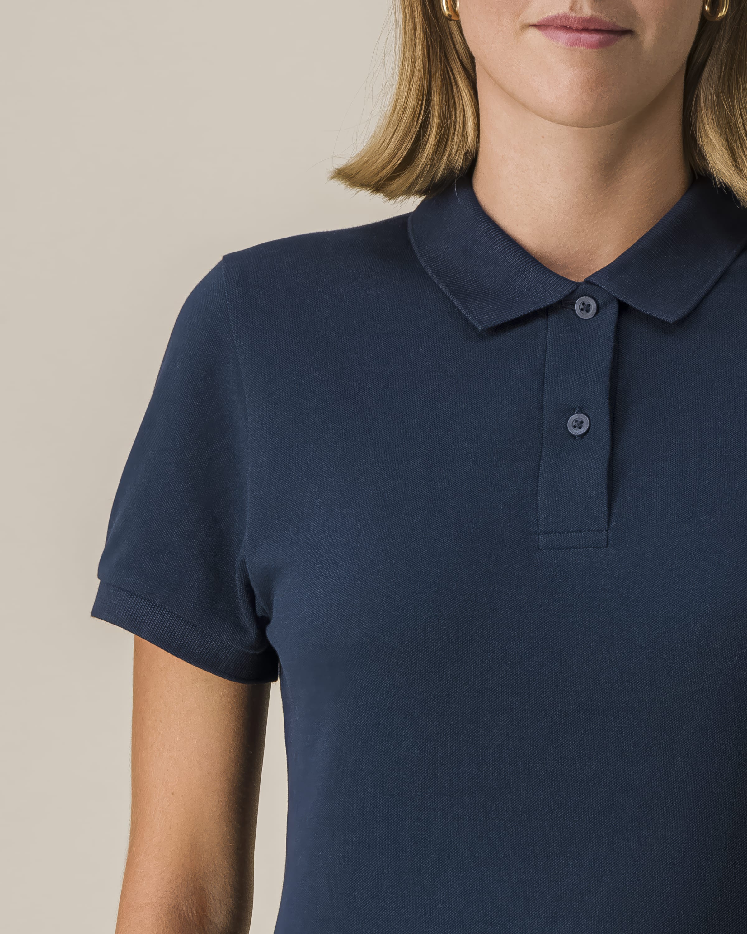 Organic Lightweight Polo Shirt: Womens -
