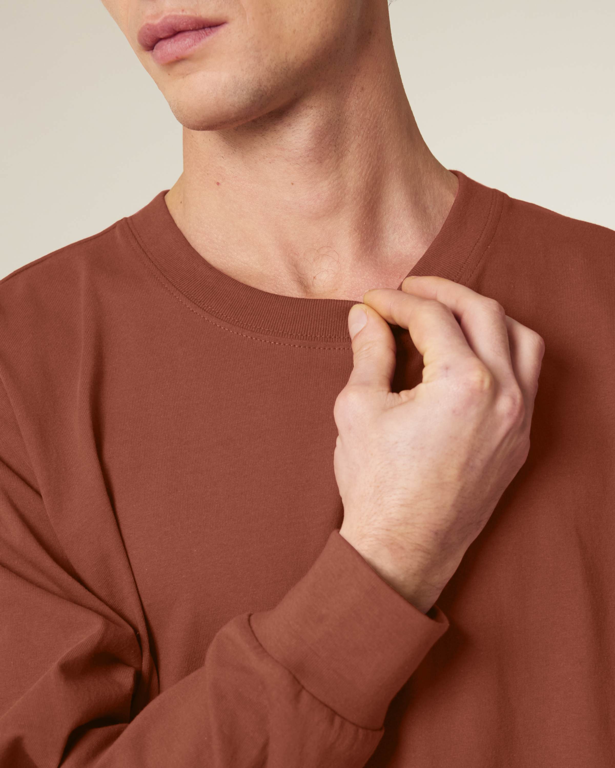 Organic Heavyweight Relaxed Long Sleeve T-shirt: Unisex -