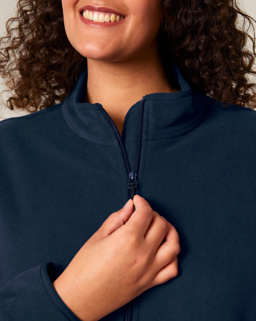 Recycled Polyester Fleece Jacket: Womens -