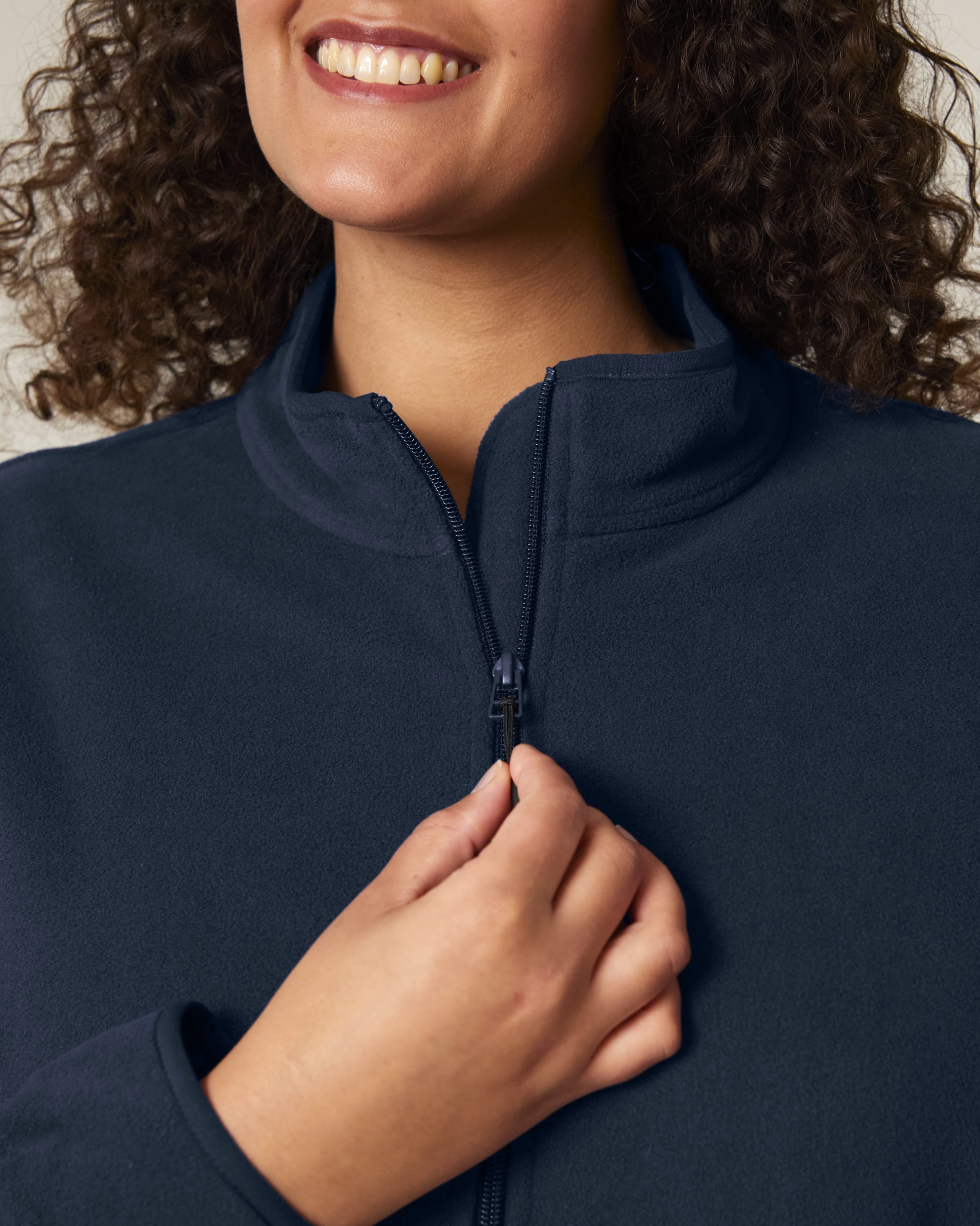 Recycled Polyester Fleece Jacket: Womens -