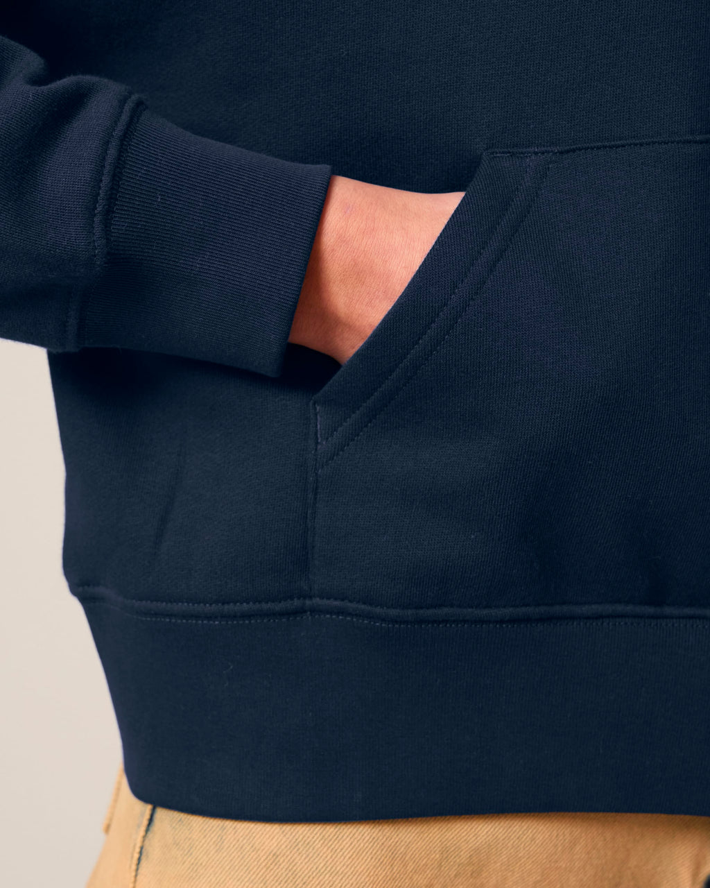 Organic Dropped Shoulder Zipped Hoodie: Womens - - High-Quality </p>