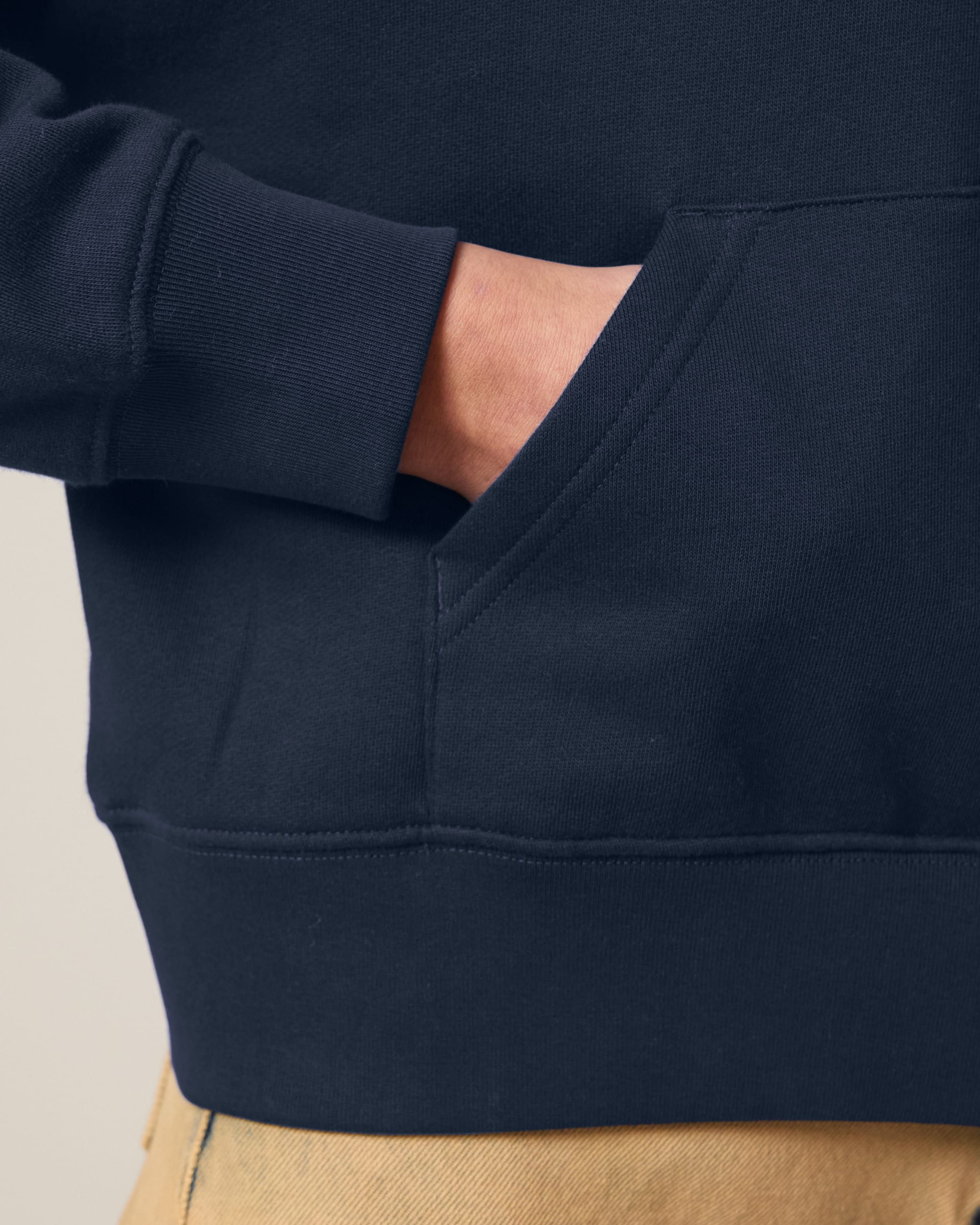 Organic Dropped Shoulder Zipped Hoodie: Womens - - High-Quality </p>