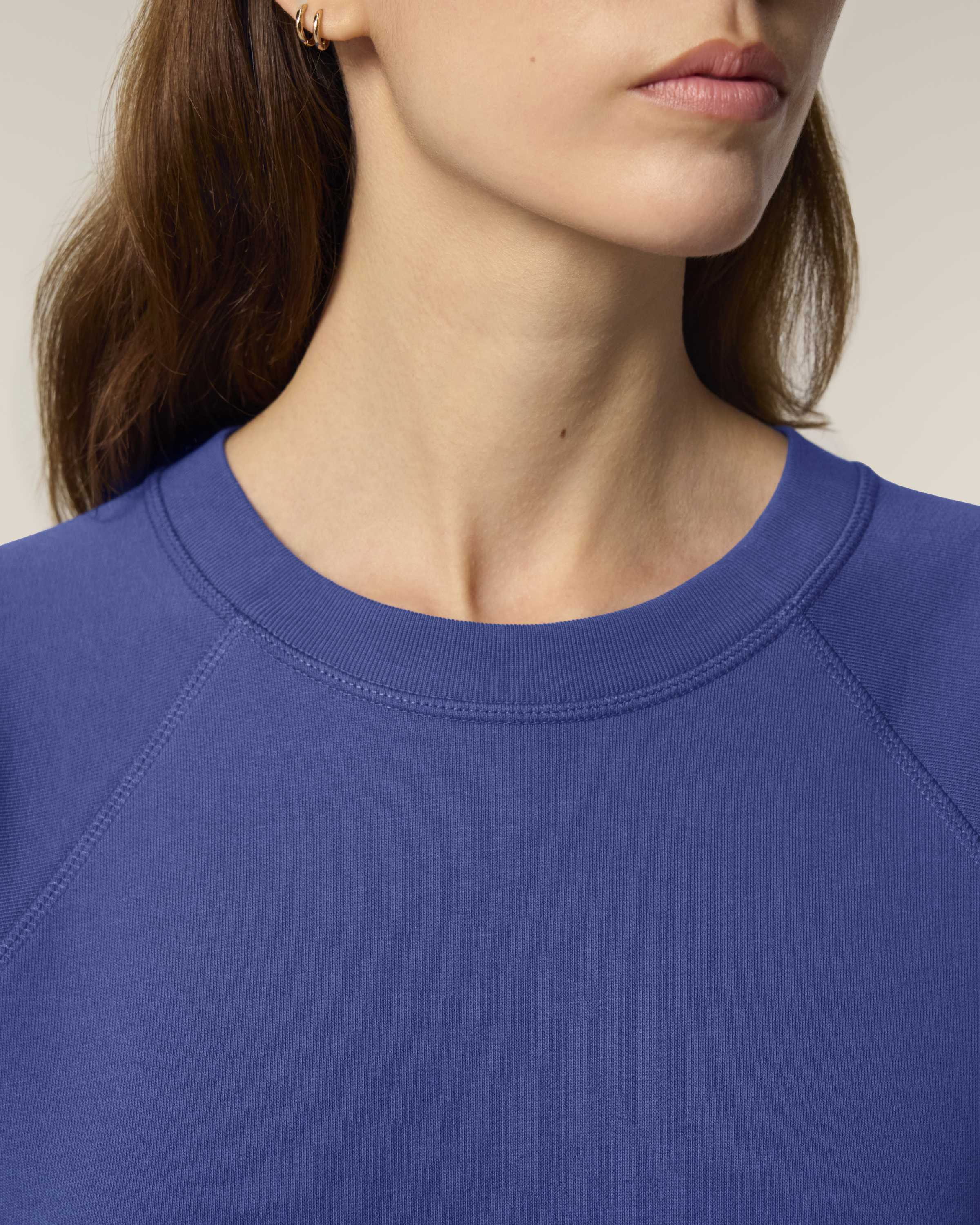 Organic Cotton Raglan Sweatshirt: Womens - Clearance