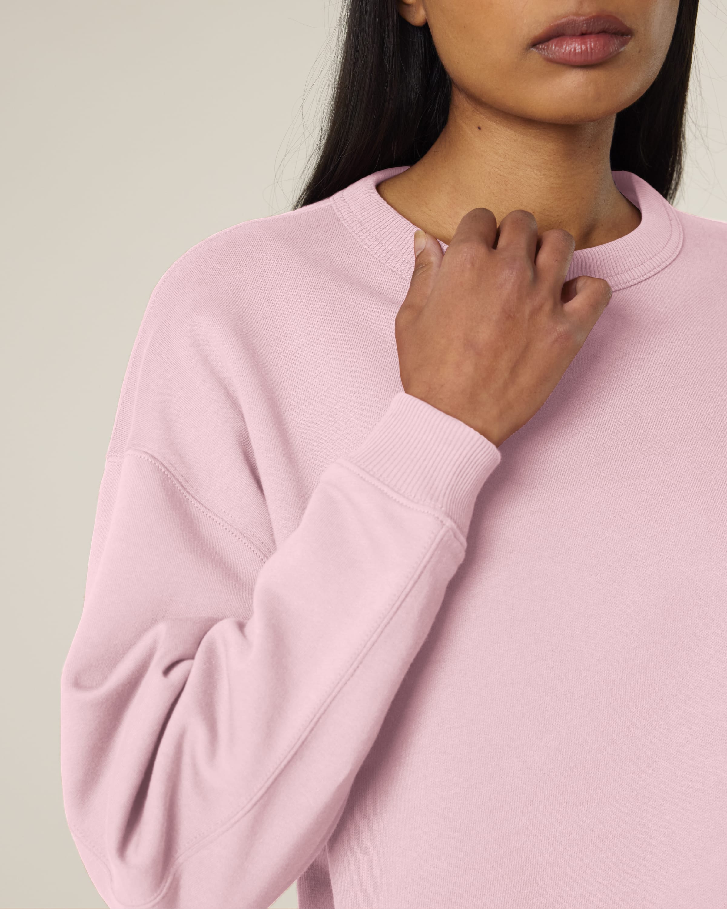 Organic Cotton Oversized Sweatshirt: Womens - Clearance