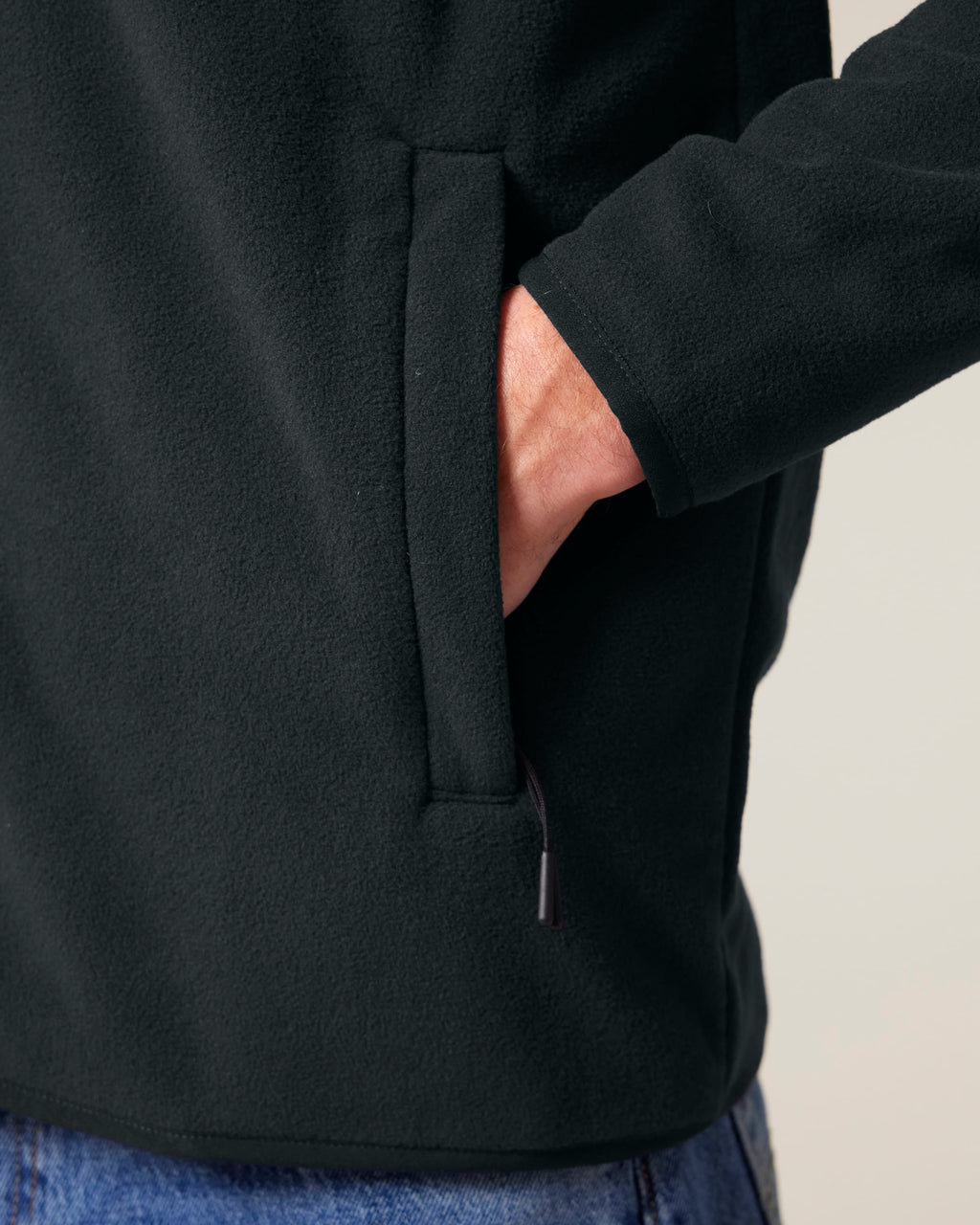 Recycled Polyester Fleece Jacket: Mens -