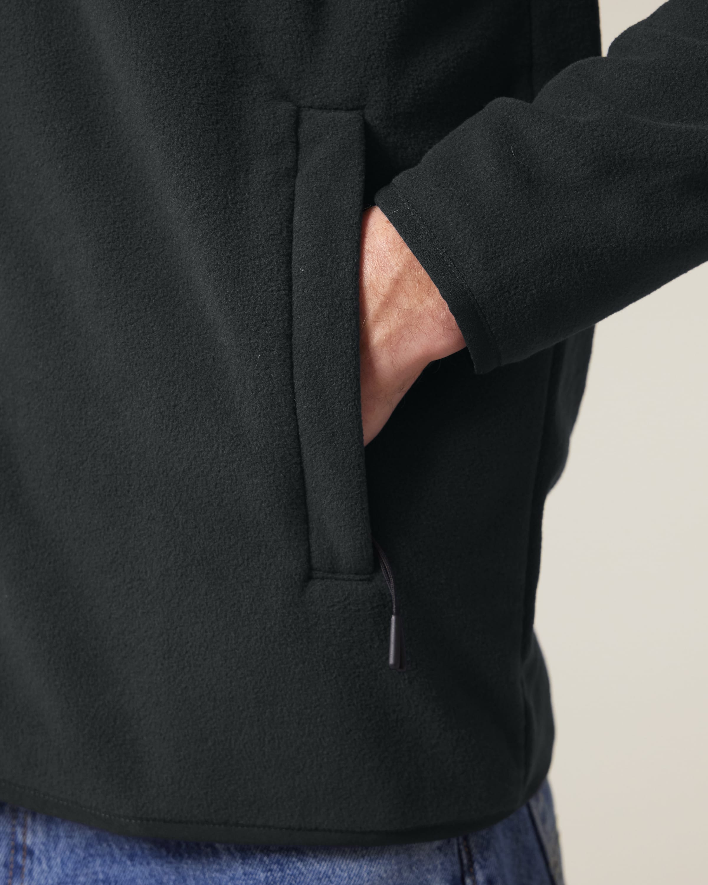 Recycled Polyester Fleece Jacket: Mens -