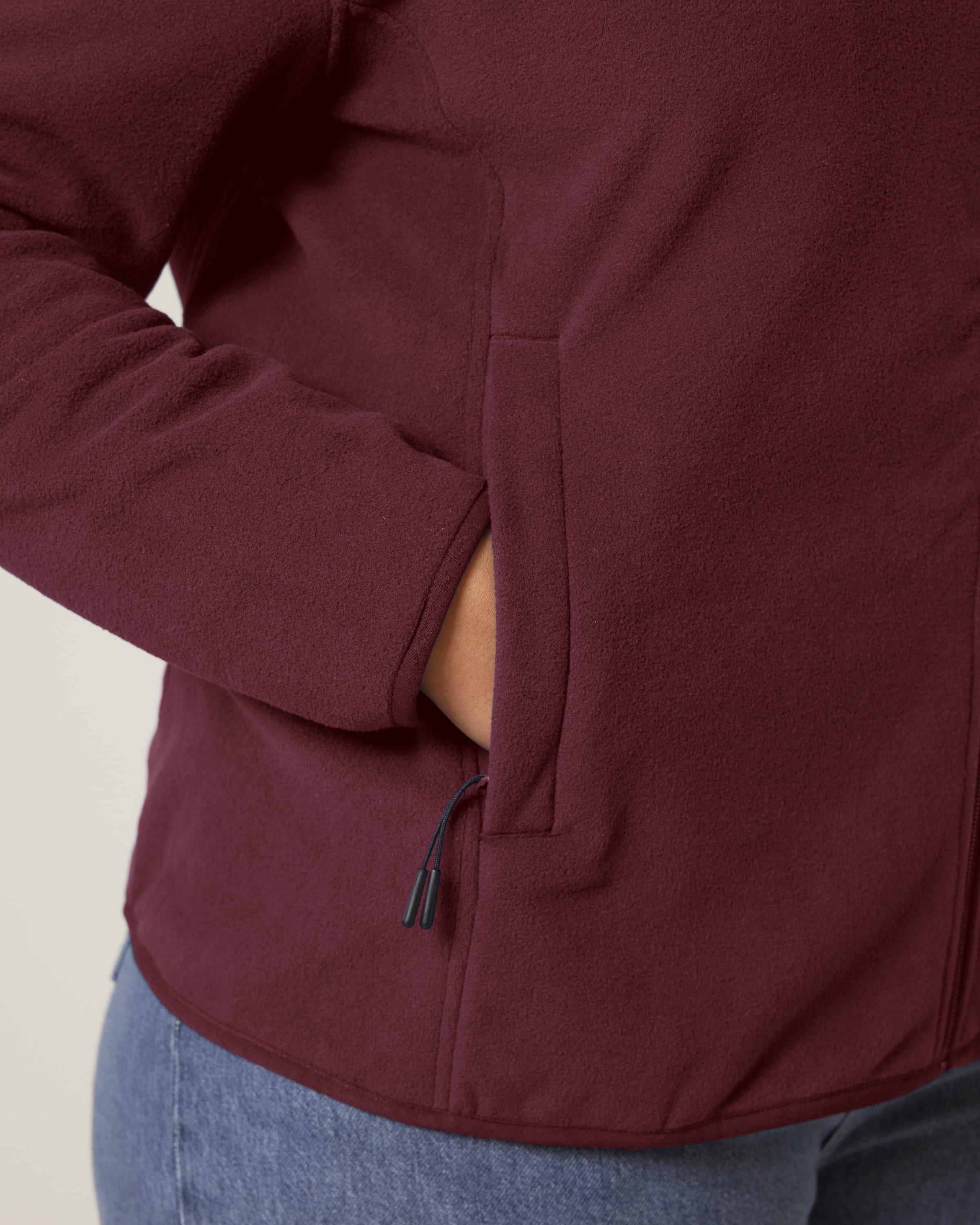 Recycled Polyester Fleece Jacket: Womens -