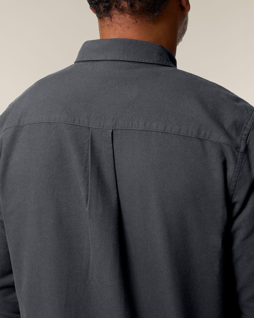 Organic Cotton Oxford Long Sleeve Shirt: Mens -