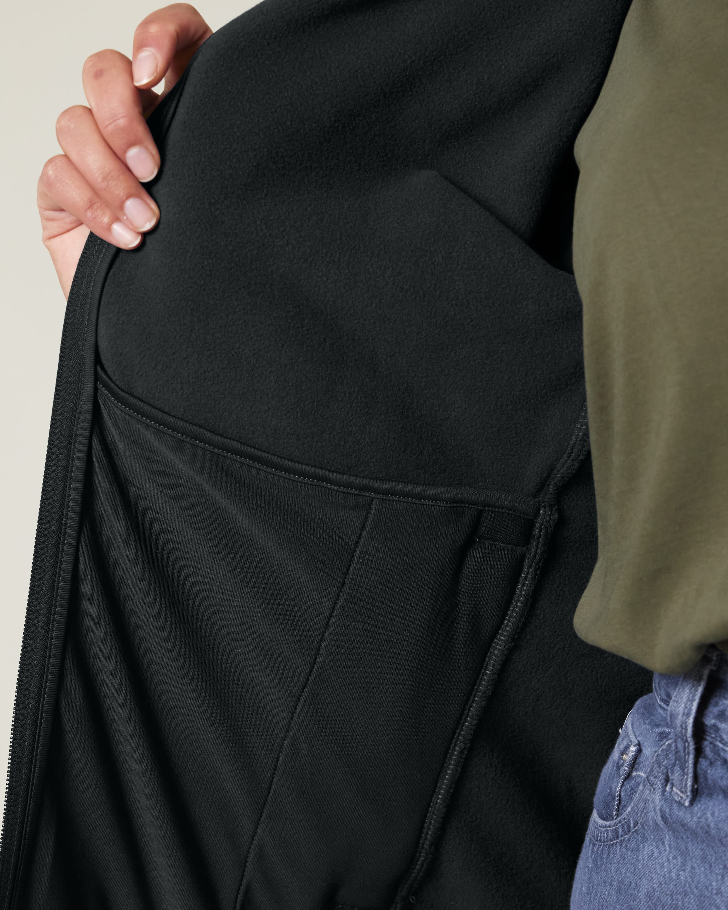 Recycled Polyester Fleece Jacket: Womens -