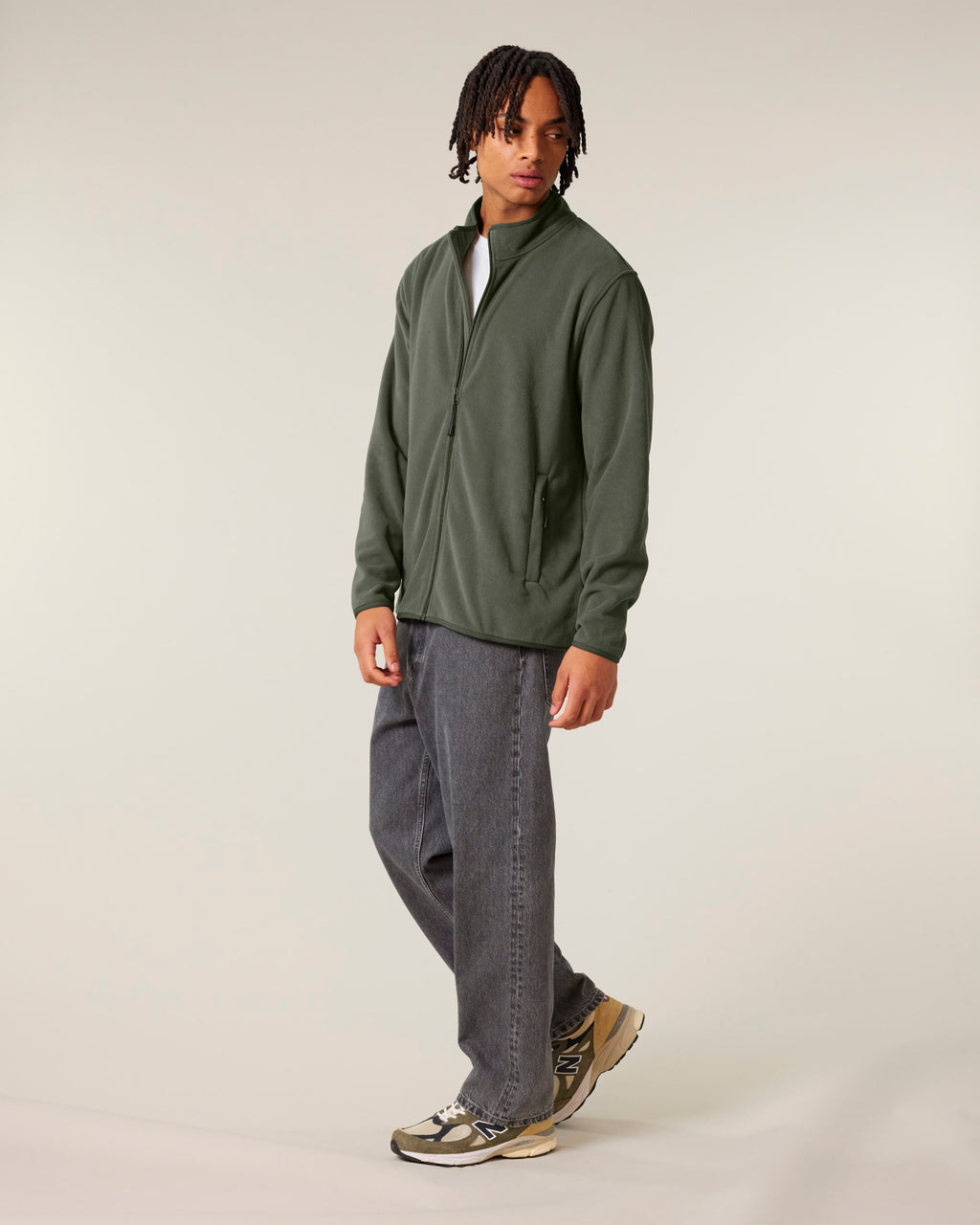 Recycled Polyester Fleece Jacket: Mens -