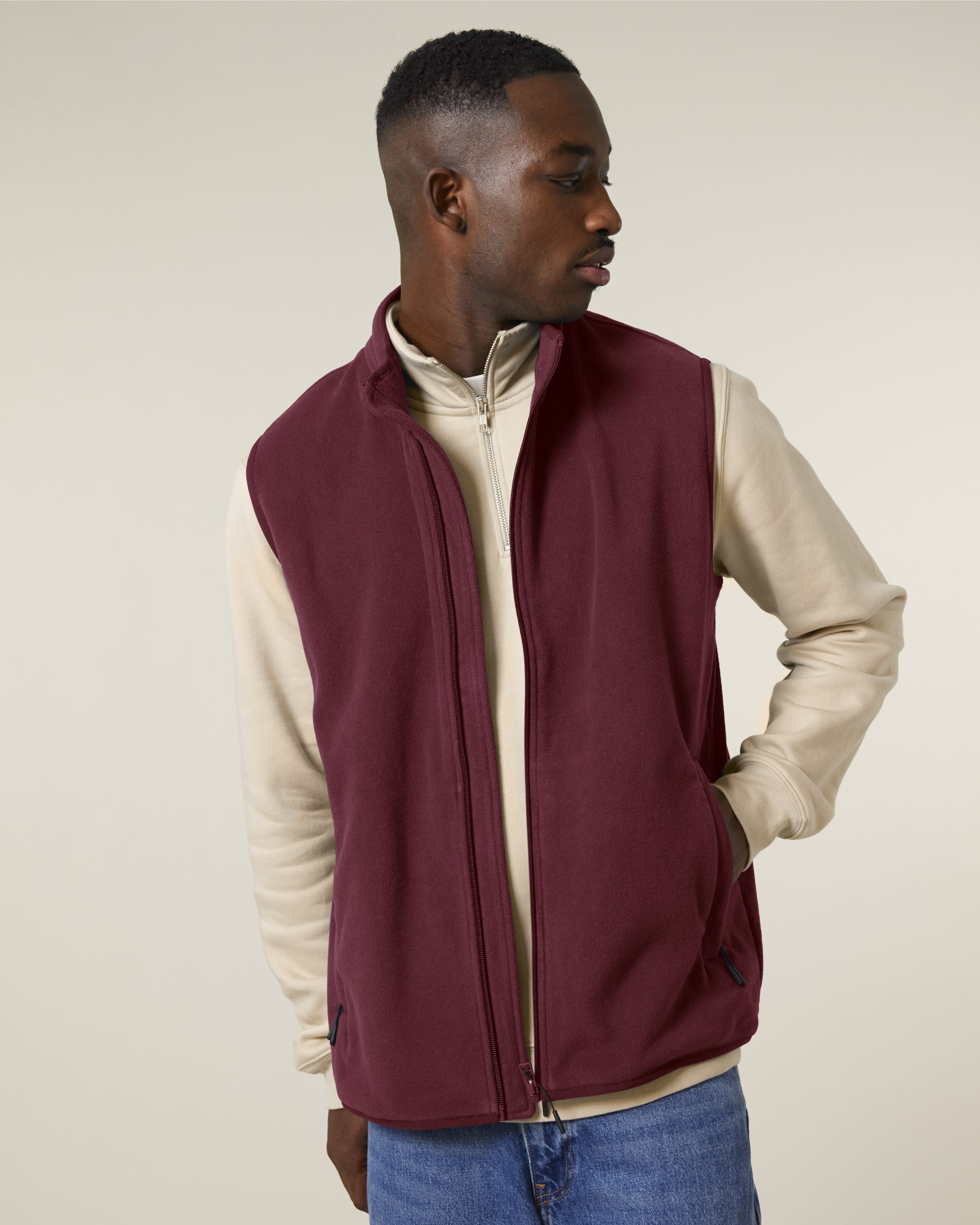 Recycled Fleece Bodywarmer: Mens -