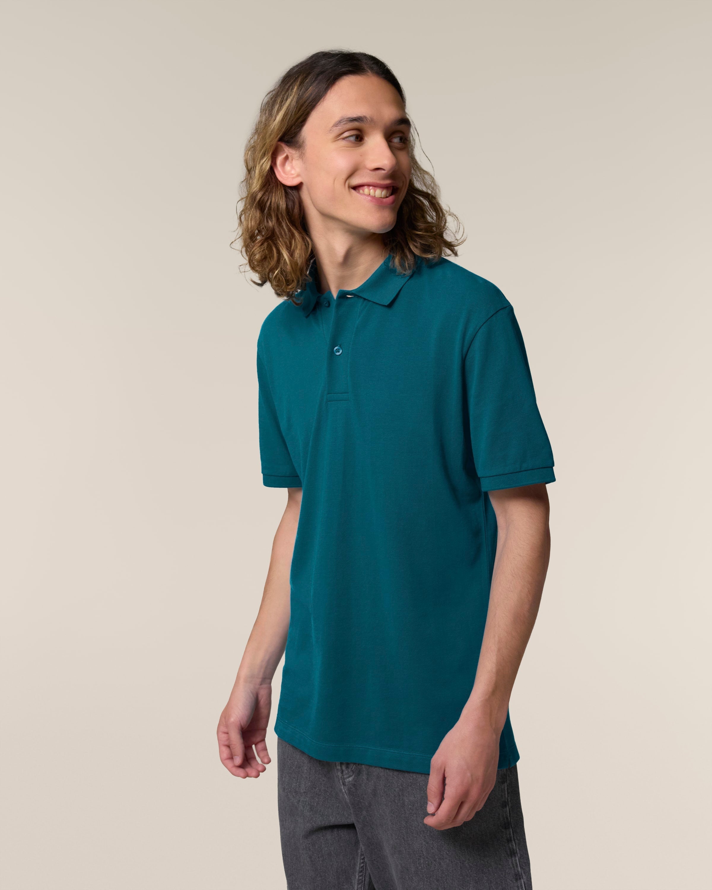 Organic Lightweight Polo Shirt: Mens -