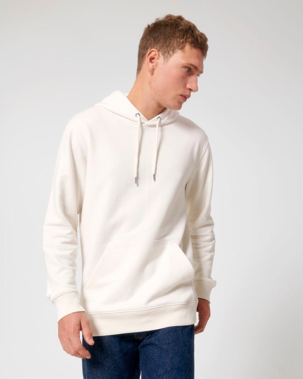 Regenerated Cotton Hooded Sweatshirt: Unisex - - High-Quality </p>