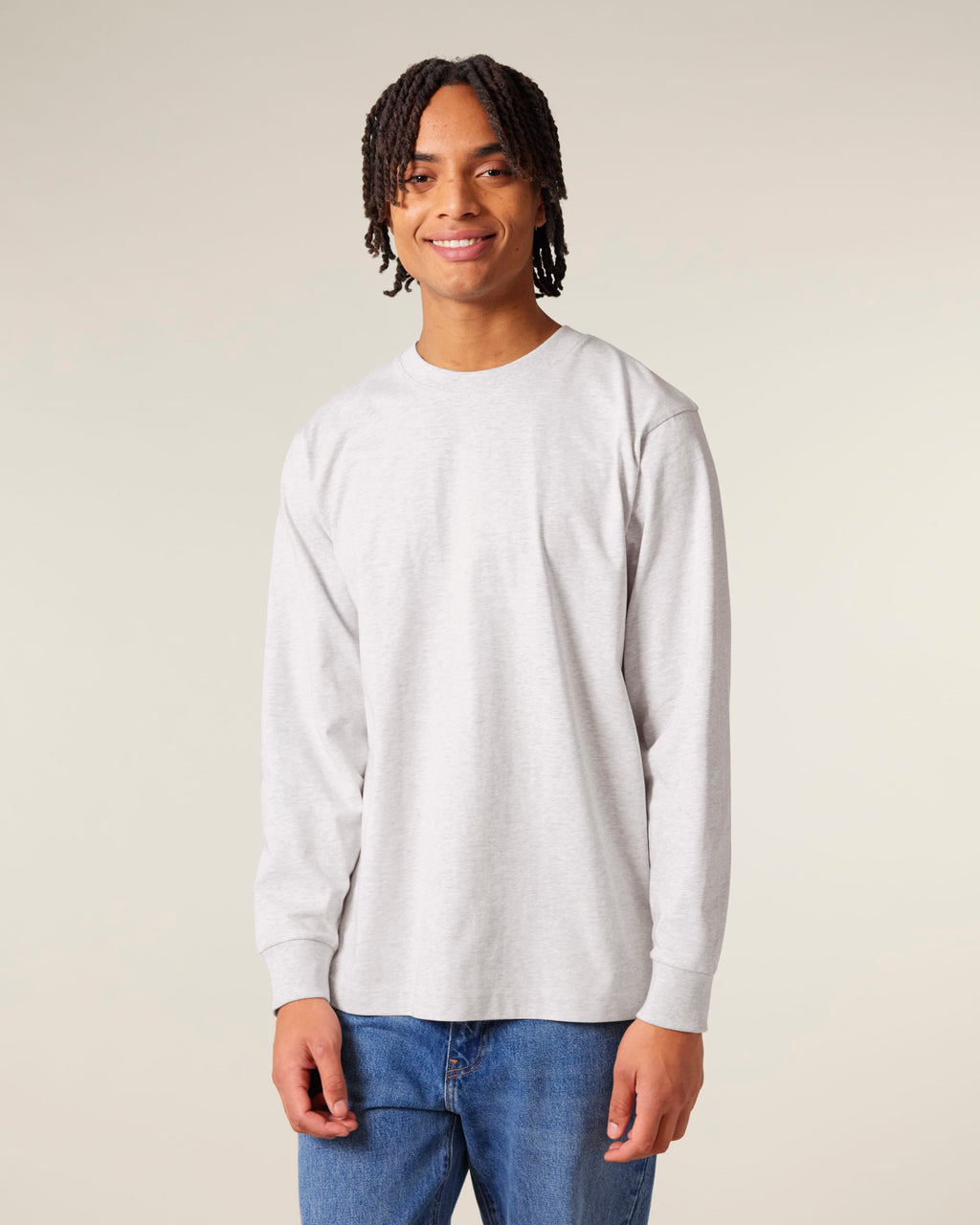 Organic Heavyweight Relaxed Long Sleeve T-shirt: Unisex -