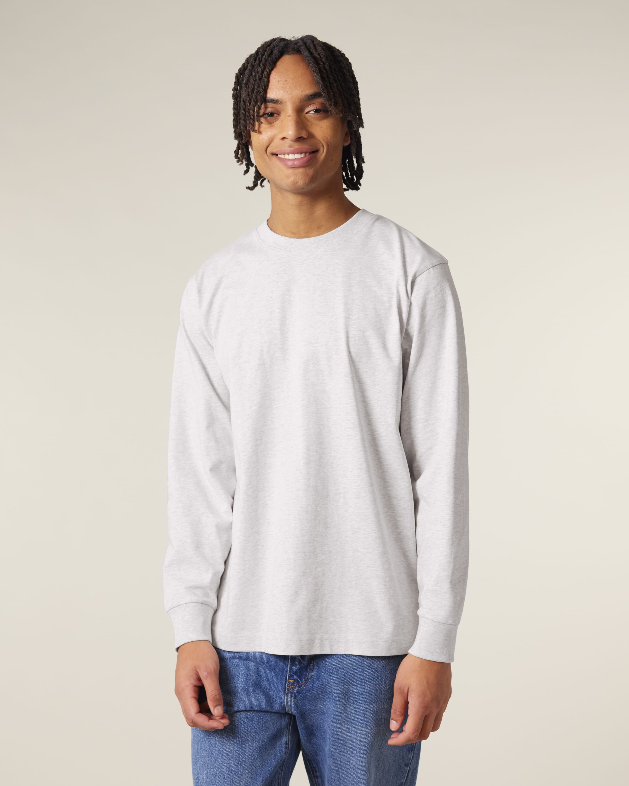 Organic Heavyweight Relaxed Long Sleeve T-shirt: Unisex -